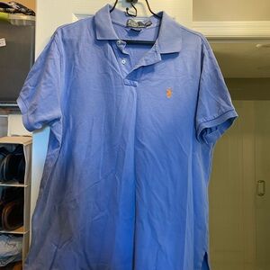 Ralph Lauren Men's Light Blue Polo Shirt